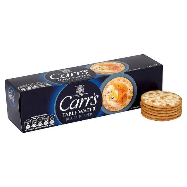 Carr'S Biscuits Black Pepper 125G