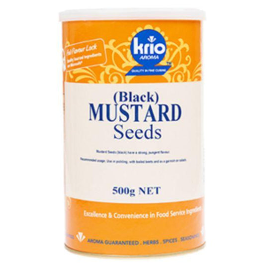 6Kg Seeds Mustard Black 12 X 500G