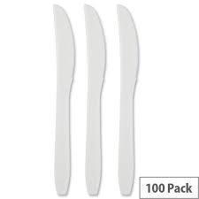 Plastic Knives 100 Pack