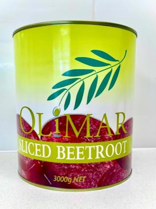 3 x BEETROOT SLICED OLIMAR 3kg
