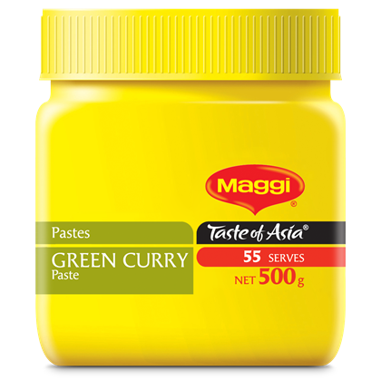 6 X Maggi Green Curry Paste 500G