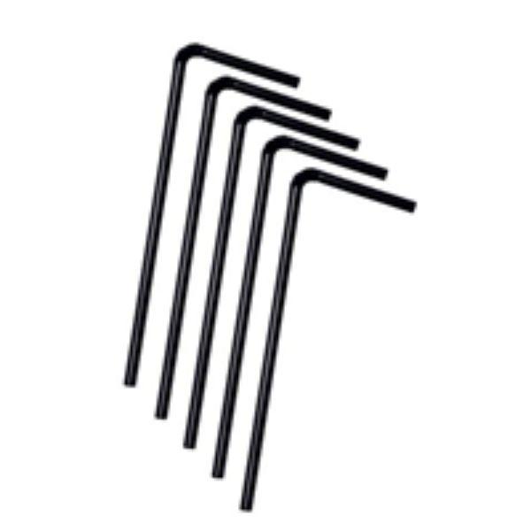 Straws Plastic 500 Flexi Black 21Cm