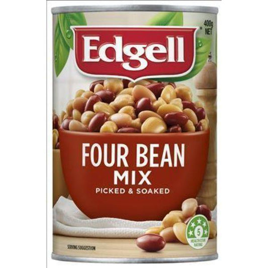 Edgell Four Bean Mix 400G Canned Beans