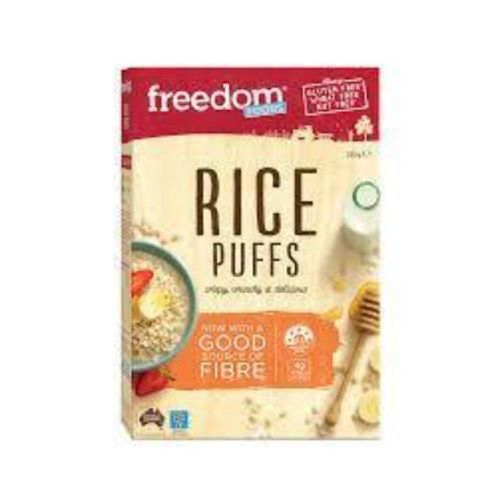 6 X Freedom Rice Puffs Gluten Free 250G