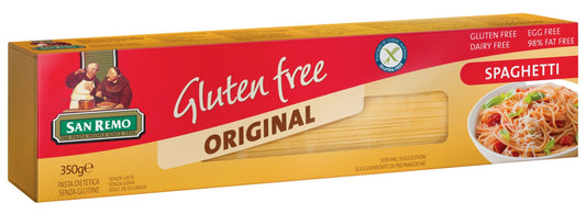 6.3Kg Pasta Spaghetti Gluten Free San Remo 18 X 350G