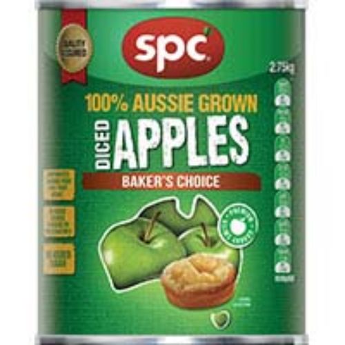 3 X Pie Apple Diced Granny Smith Bakers Choice 2.75Kg