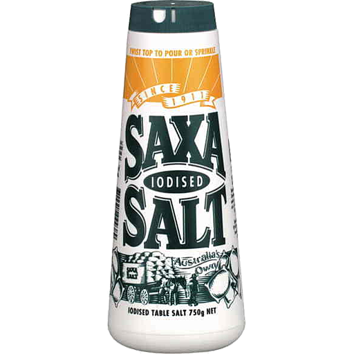 Saxa Iodised Salt 750G
