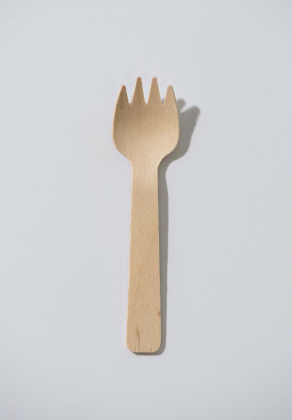 1000 Wooden Forks Mini 10.5Cm