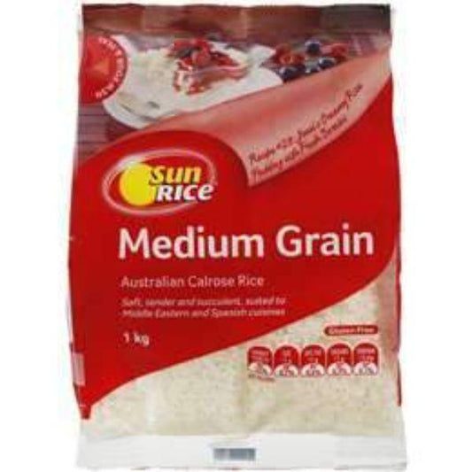 Rice Calrose White Medium Grain 1Kg
