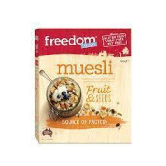Muesli Fruit & Seeds Gluten Free 500G