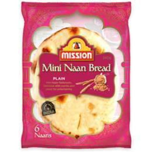 Mission Bread Naan Mini 8 X 40Gr X 12