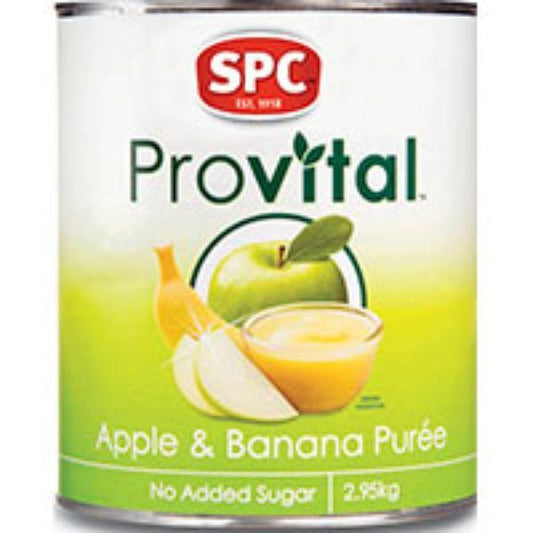 3 X Spc Puree Provital Apple & Banana 2.95Kg