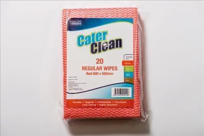 20 Wipes Pieces Red 60 X 60Cm Regular