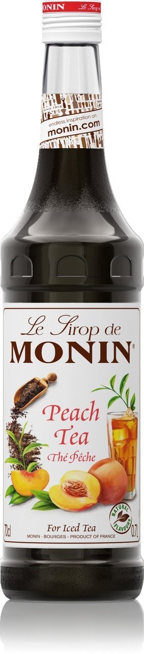 12 x Monin Syrup Peach Tea 700Ml