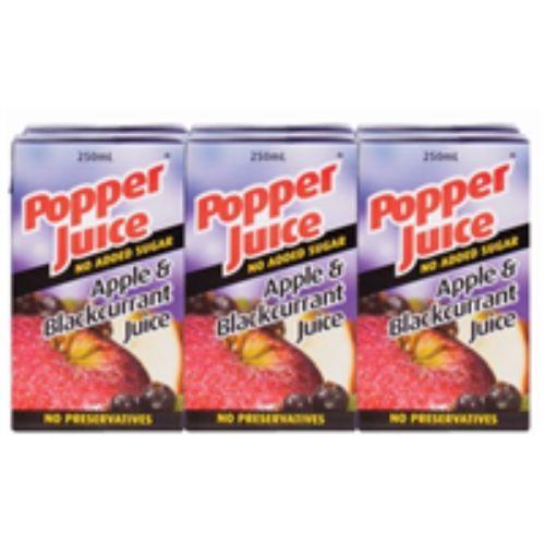 Juice Apple & Blackcurrant Popper 24 X 250Ml