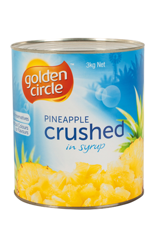 3 X  Pineapple Crushed In Syrup 3Kg