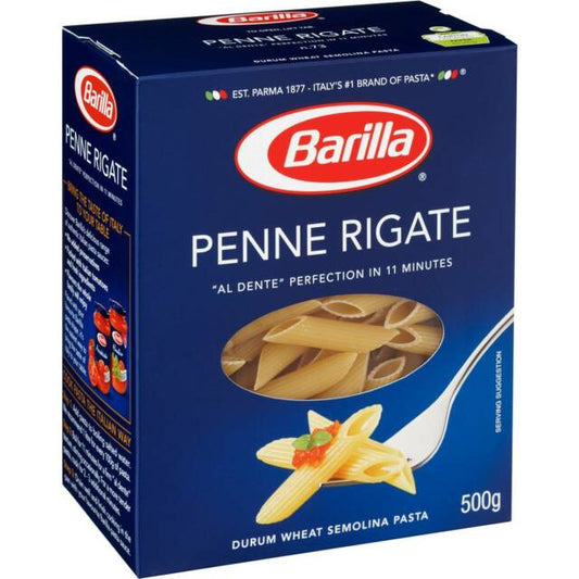 7.5Kg Pasta Penne Rigate Barilla 15 X 500G