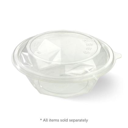 450 Biodegradable Salad Bowls With Lid 24Oz