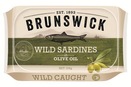 18 X Brunswick Sardines - Olive Oil 106G