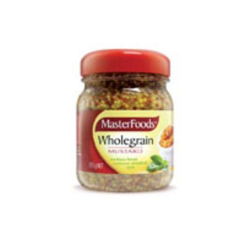 6 X Masterfoods Mustard Whole Grain 175G