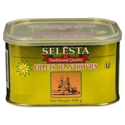 Selesta Anchovie Fillets 690G x 12
