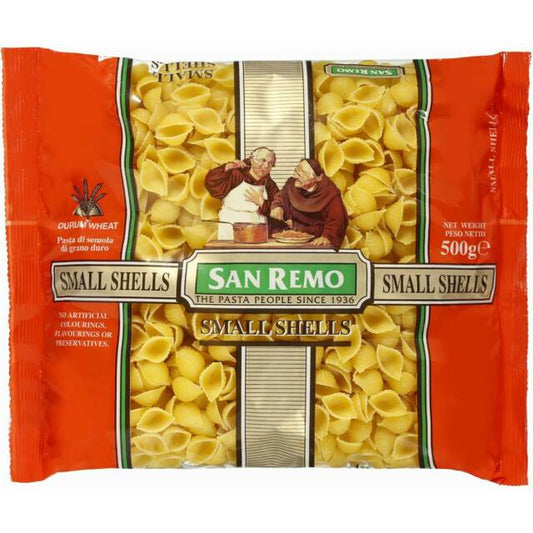 6Kg Pasta Shells San Remo 12 X 500G