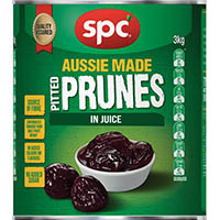 3 X Spc Prunes Pitted In Juice 3Kg