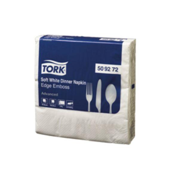 Napkins 50 X 3 Ply Dinner Soft White