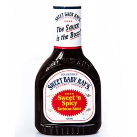12 X Sweet Baby Sauce Sweet & Spicy Barbecue 425Ml