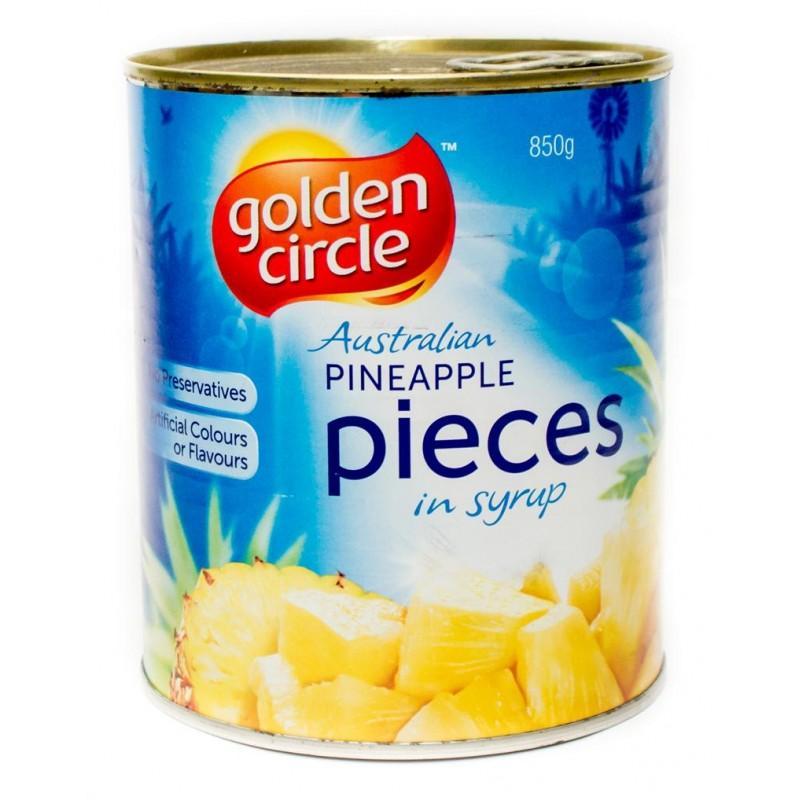 12 X  Pineapple Pieces In Syrup 850G