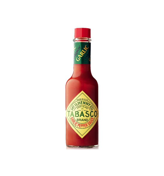 12 X Tabasco Garlic Pepper Sauce 60Ml