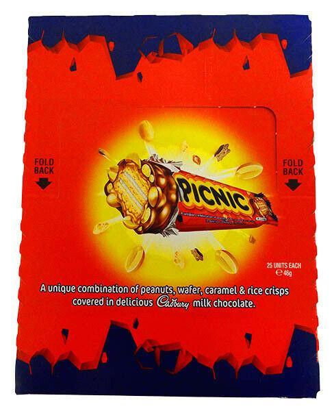 Cadbury Picnic (46G Bars X 25Pc Box)