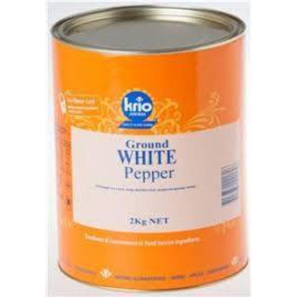Krio White Pepper Ground 500G