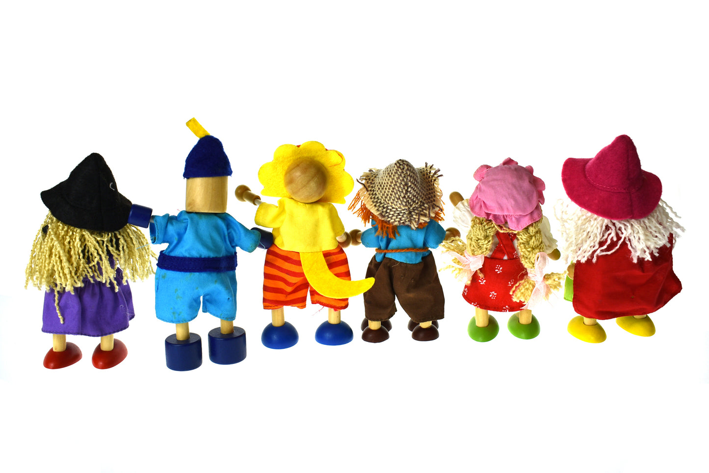 PRICE FOR 6 ASSORTED WIZARD OF OZ FLEXI DOLL