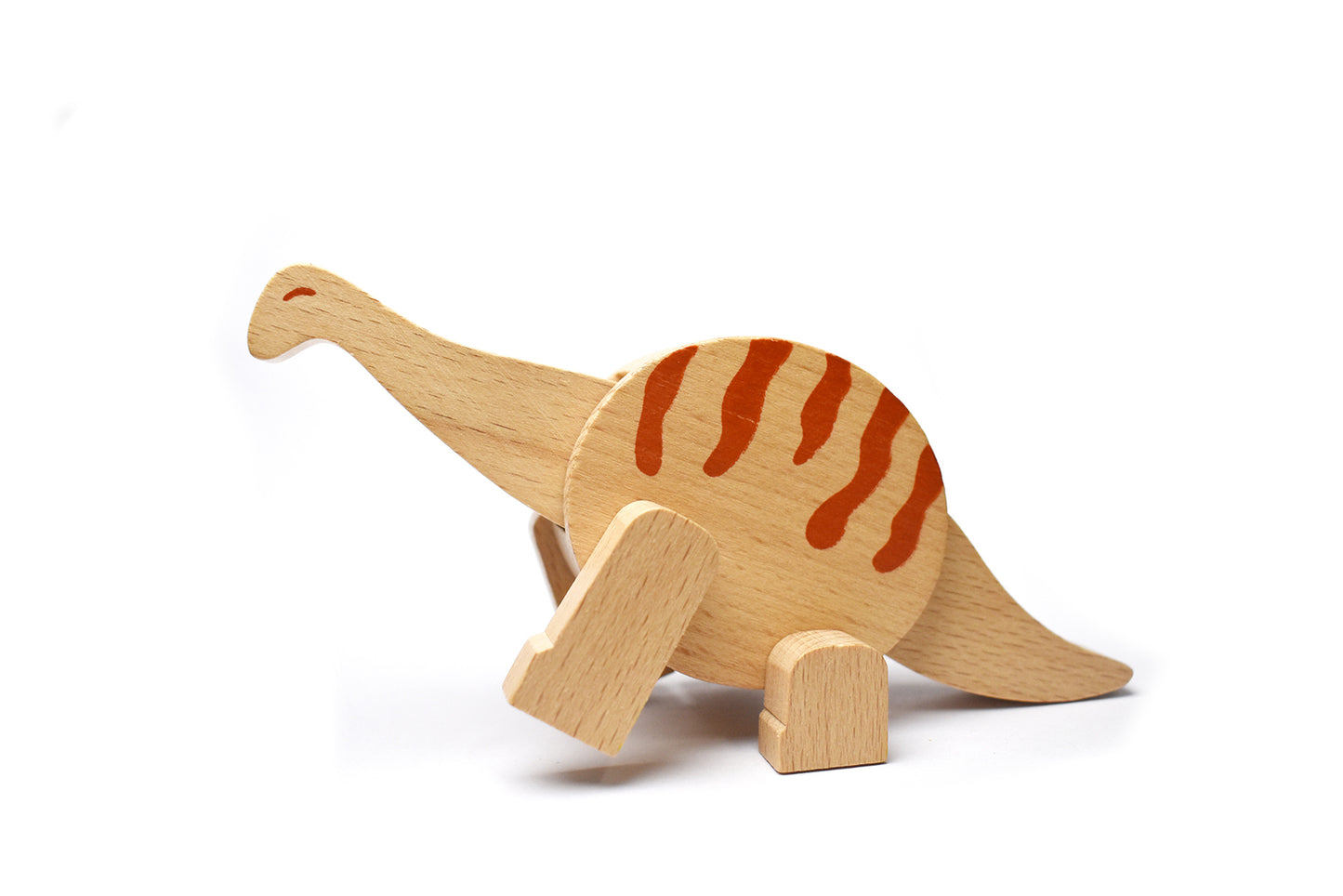 PRICE FOR 6 ASSORTED WOODEN DINOSAUR